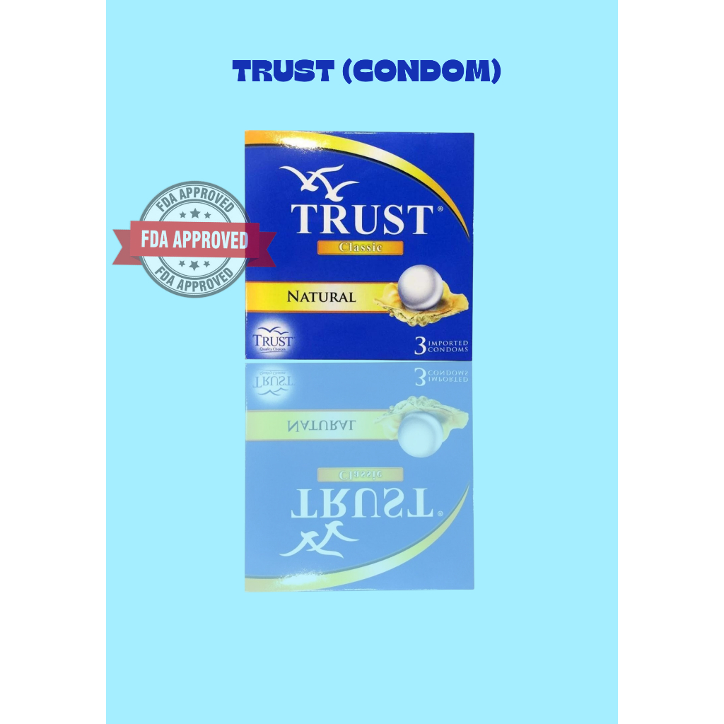 TRUST CONDOMS NATURAL FDA Approved BNDCORP | Shopee Philippines