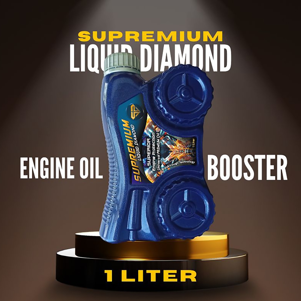 SUPREMIUM Liquid Diamond Engine Oil Booster 1 Liter | Shopee Philippines