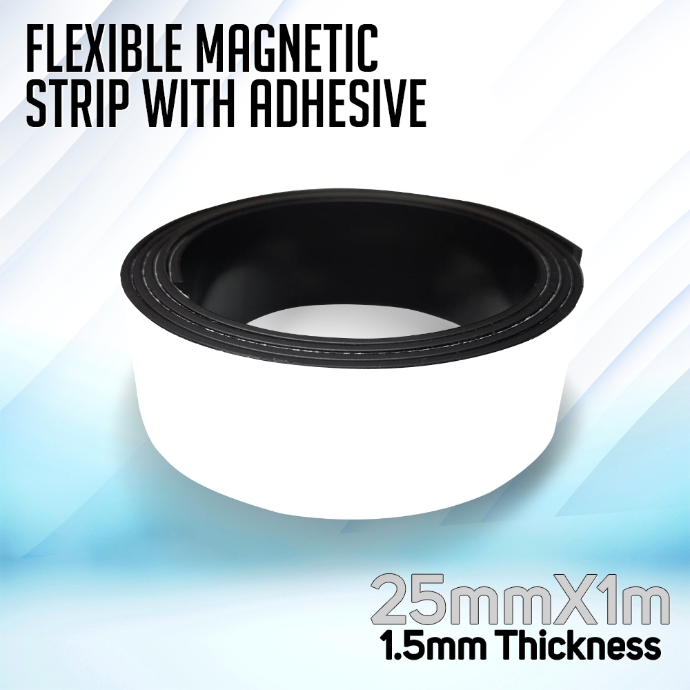 Master Magnetics Flexible Magnet Strip - 1/16" Thick X 3/4" Wide X 100 Feet Roll (Plain No Laminate)