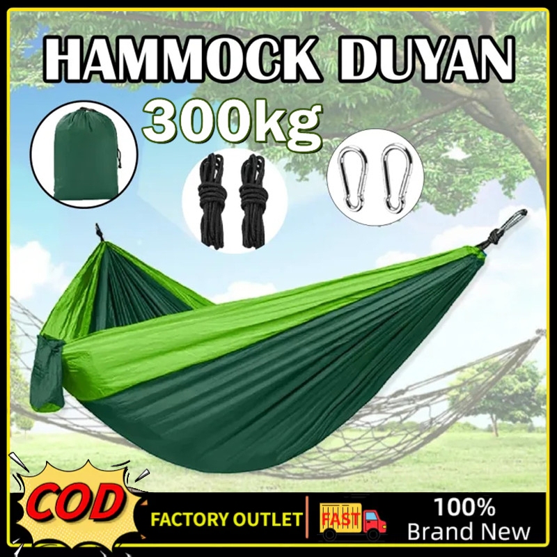 outdoor portable camping hammock lazy hitch duyan for adult camping ...