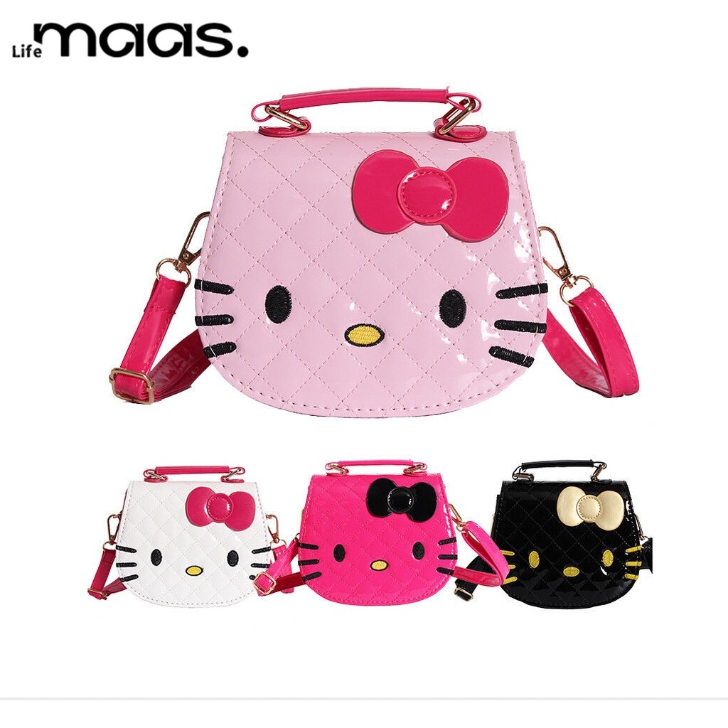 Hello Kitty Bag Cartoon Handbag Cute Sling Girl Beg Bags Kids Kid ...