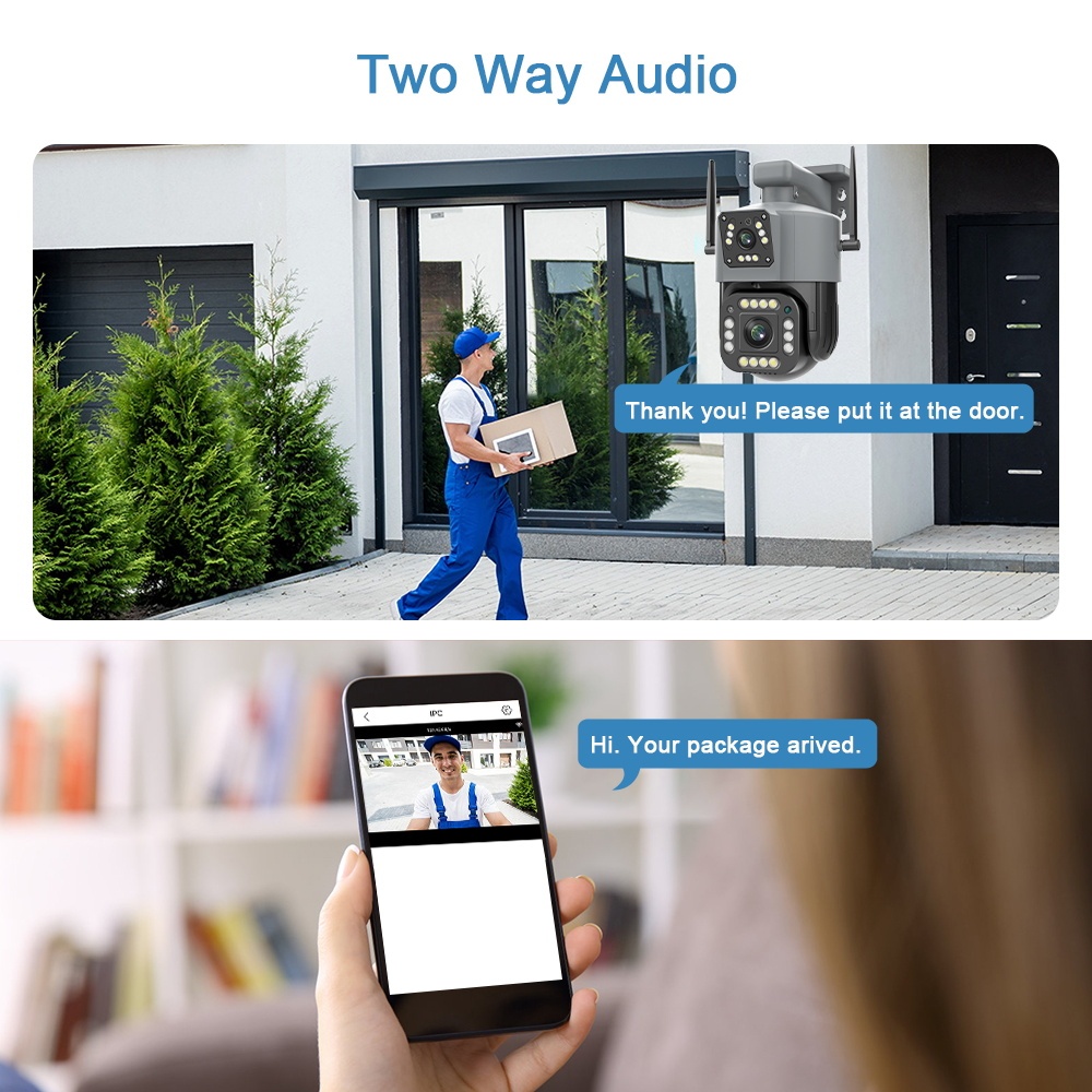 BUY 1 TAKE 1 V380 Pro CCTV Camera Dual Lens 4K HD Wireless Wifi Outdoor ...