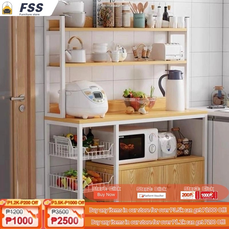 Microwave Oven Rack/ Wooden Kitchen Rack/Kitchen Organizer Storage Rack