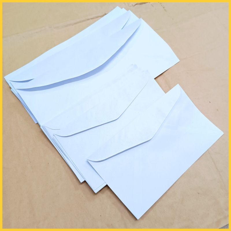 White Envelope Sobre White Letter Mailing envelope short and Long ...