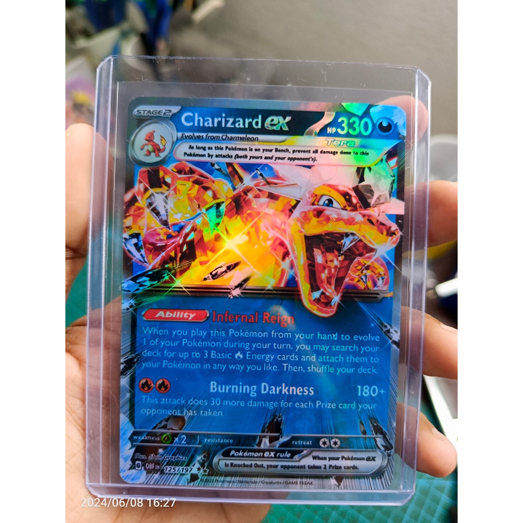 pokemon 151 card charizard Charizard EX 199 165 Case | Pokemon 151 main image 1