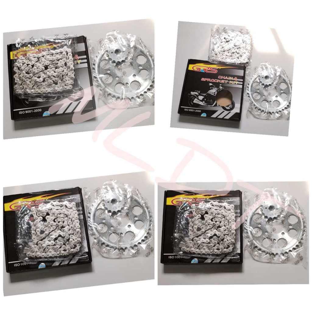 TLJ Motorcycle 1Set GRS Sprocket Set Chain Set BARAKO/BAJAJ/CT100/SMASH ...