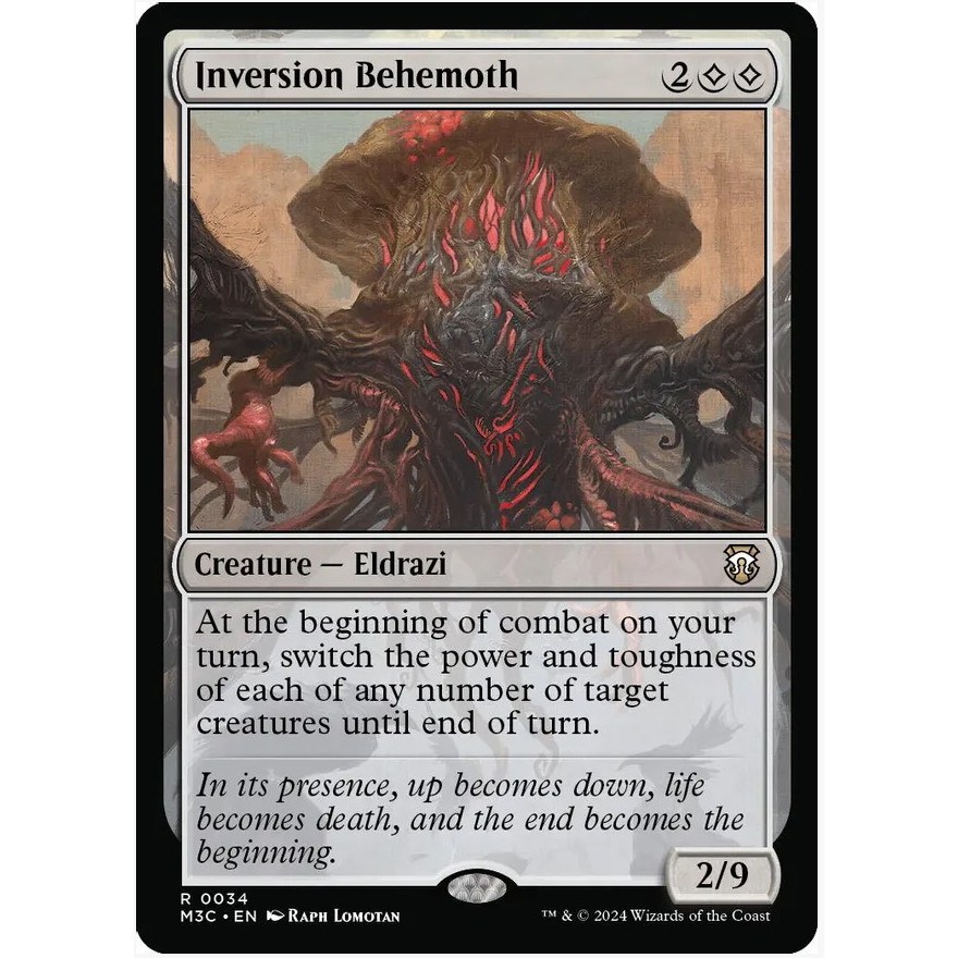 Inversion Behemoth - Commander: Modern Horizons 3 (M3C) | Shopee ...
