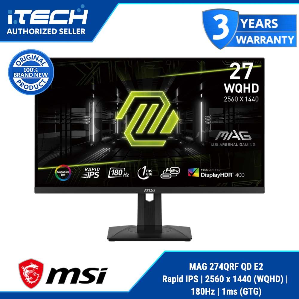 MSI MAG 274QRF QD E2 Gaming Monitor 27