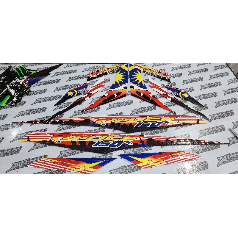 raider 150 reborn sticker decals | Shopee Philippines
