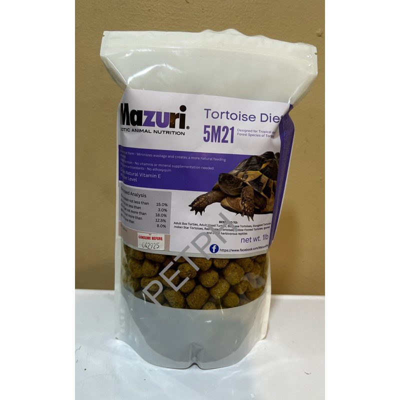 Mazuri Tortoise Diet (Old Formula) 1lb - Authorized Dealer - Food For ...