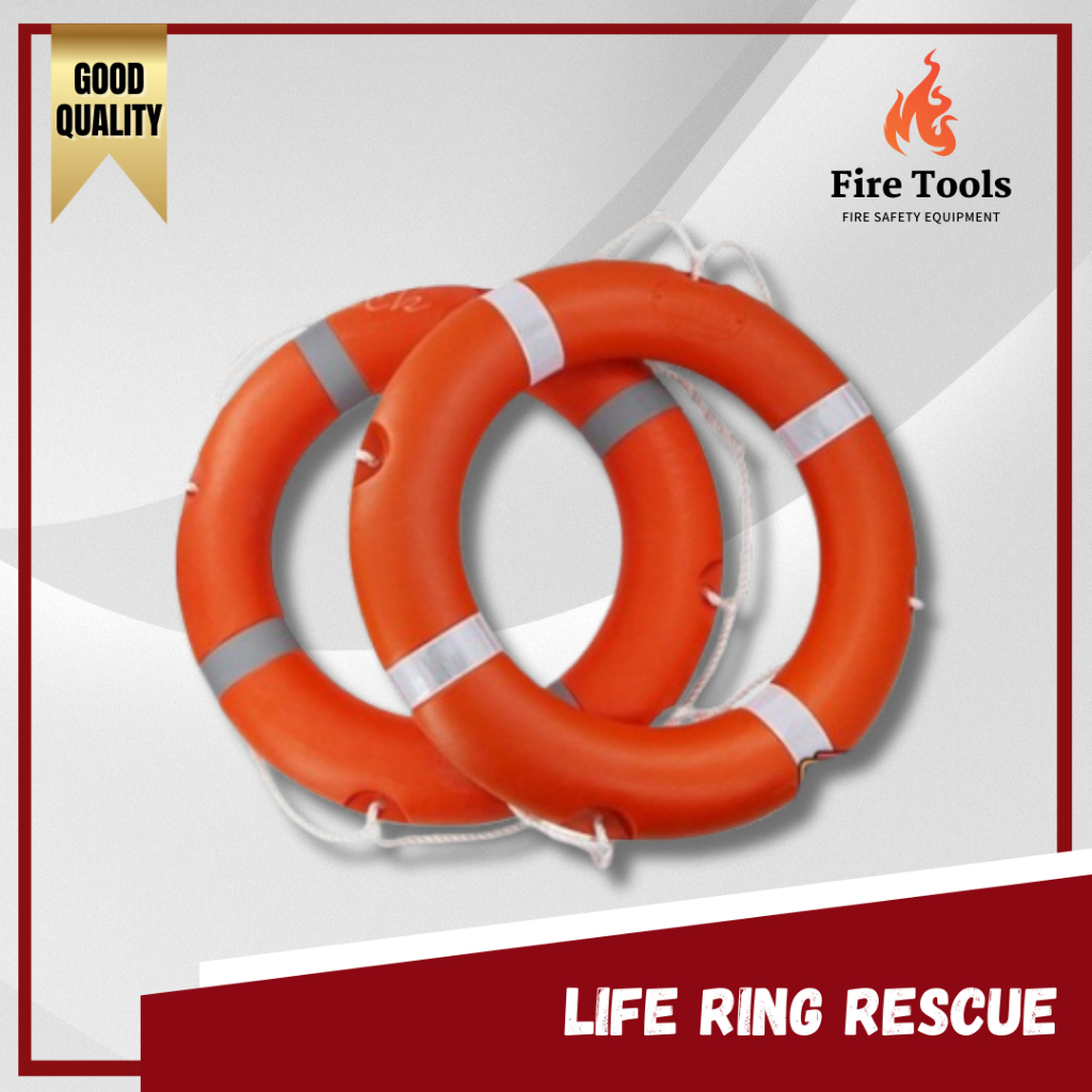 2.5KG Life Ring Safety Swimming Life Ring Buoy Rescuer Vest Sports ...