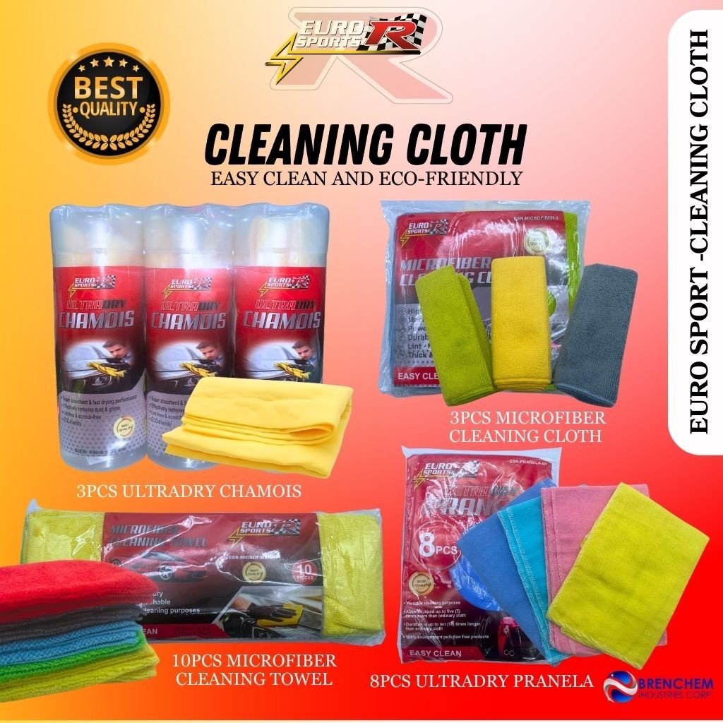 Euro Sports R Ultradry Chamois 3pcs with Box/ Microfiber Absorbent ...