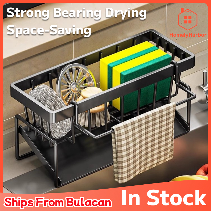 Sponge Organizer Sponge Rack With Drainer Sponge Holder Sponge Holder ...