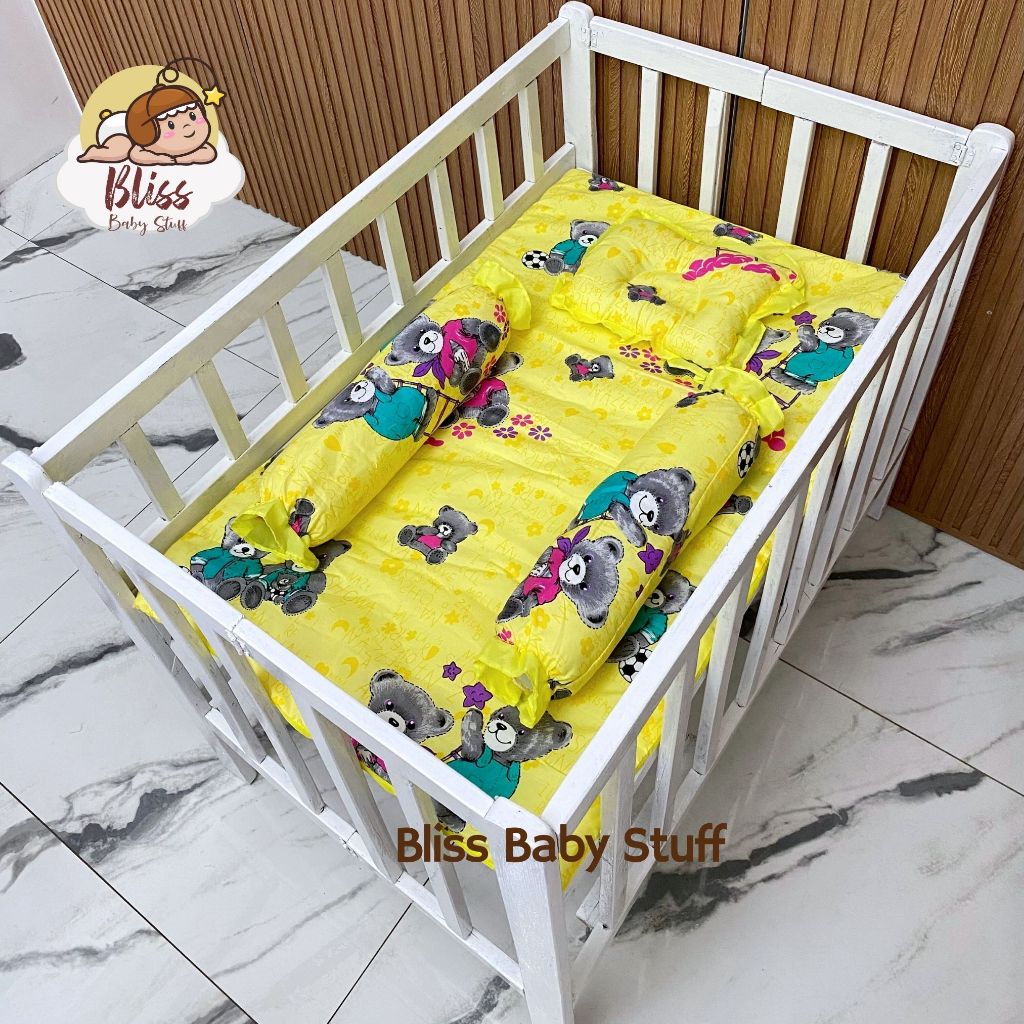 Baby crib with mattress included on sale