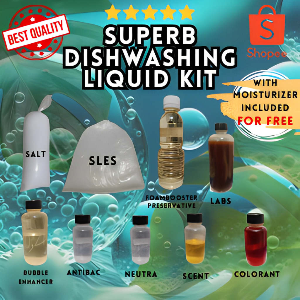 Premium Diswashing Liquid Kit More Bubbles With Moisturizer Included 