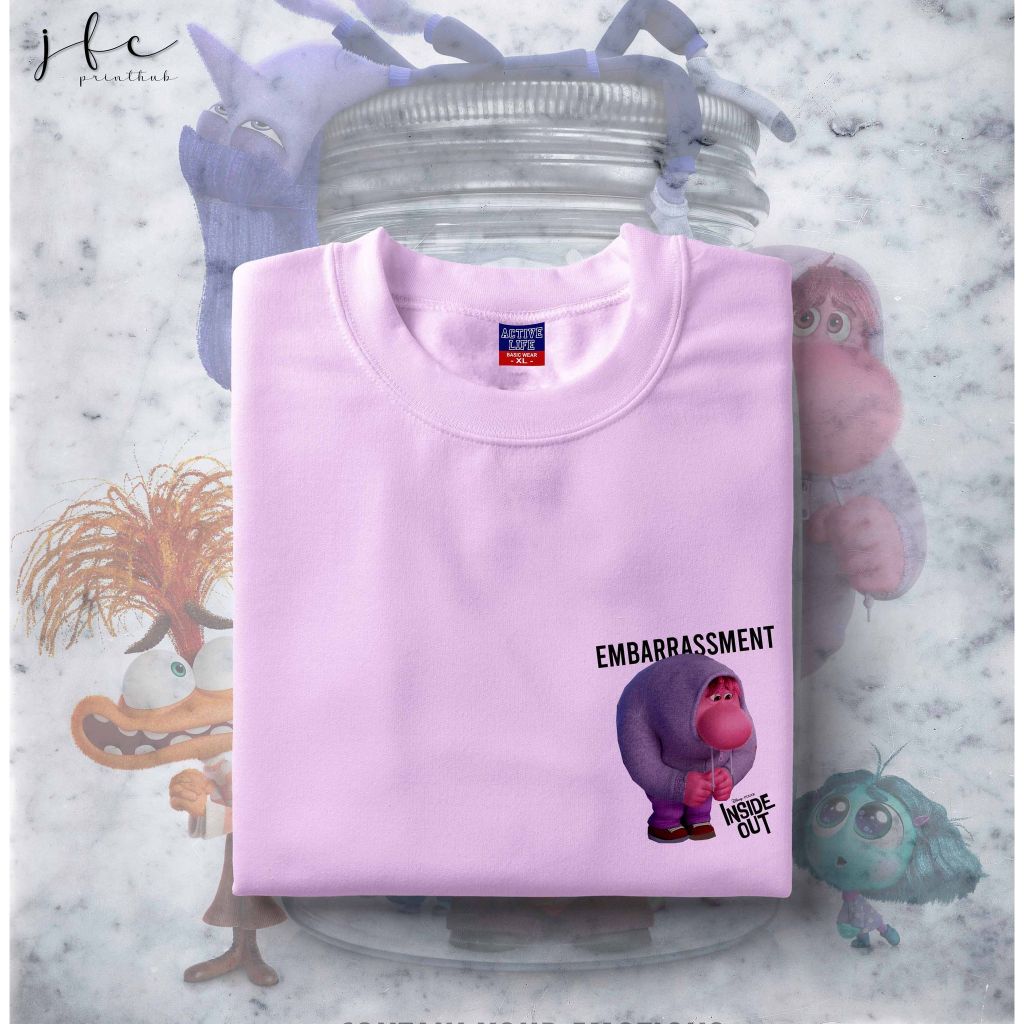 INSIDE OUT 2 CHARACTERS UNISEX JFC PRINTHUB SHIRTS (ADULT/KIDS