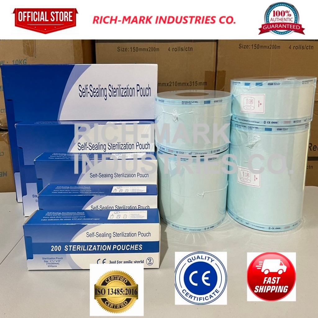 200pcs autoclave pouch steam sterilizer dental clinic tatoo salon SMALL ...
