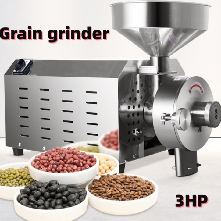3HP Grain grinder Peanut Butter Paste Nut grinder coffee bean Grinder ...
