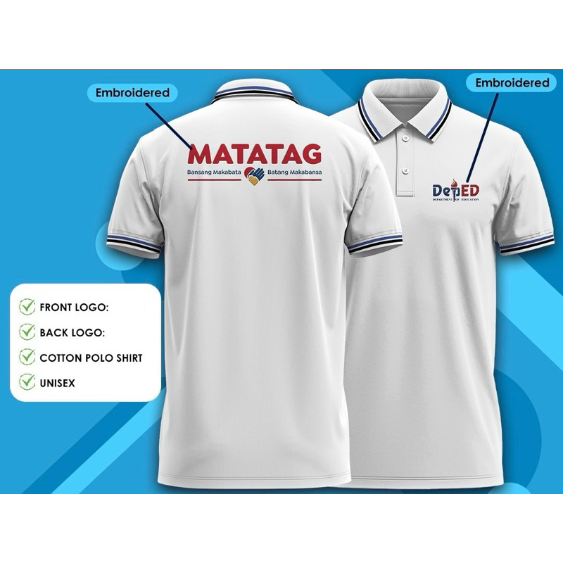 Matatag Polo with Lining (Customizable) | Shopee Philippines