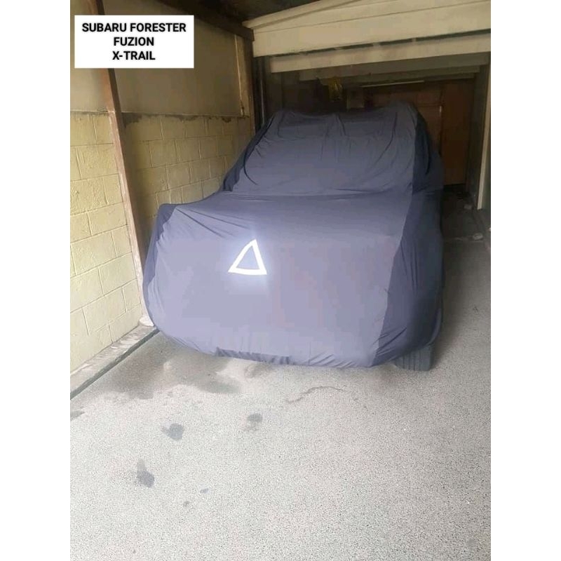 X AUTOHAUX All-Weather Car Cover For Subaru Forester - Waterproof, UV- Resistant, And Windproof With Door Zipper, 210D-PU Material