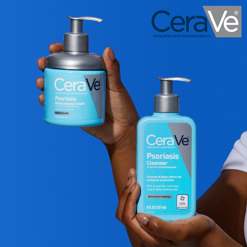 Cerave Cleanser For Psoriasis Treatmentwith Salicylic Acid For Dry Skin Itch Relief 237ml 7147