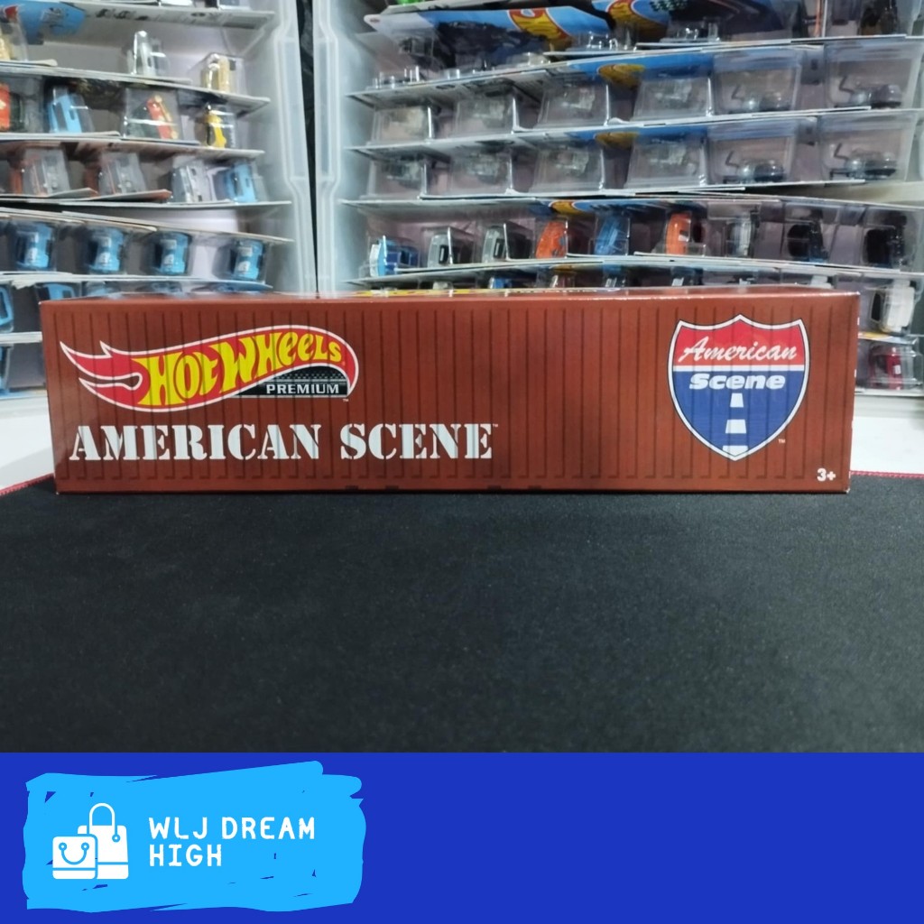 Hot Wheels Premium - Car Culture American Scene 5 Pack Container Set ...