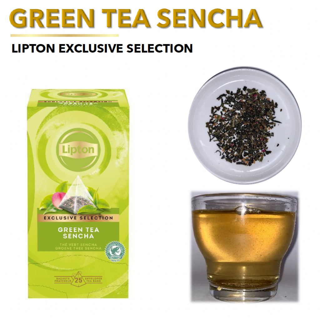 Lipton Exclusive Selection Green Tea Sencha 25 Individual Tea Bags ...