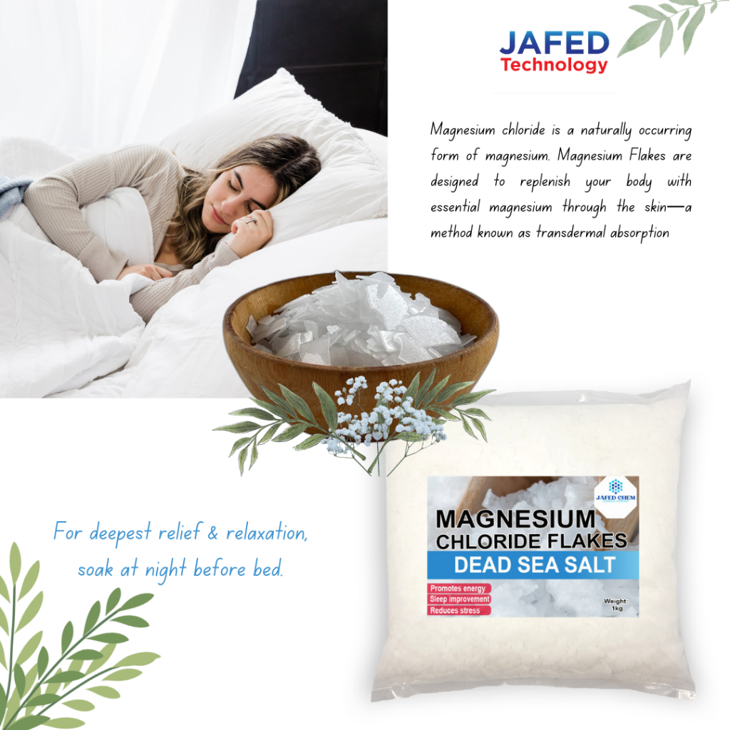 1kg Magnesium Chloride Flakes Dead Sea Works from Israel for Making