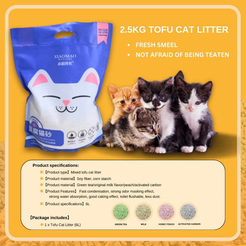 cat litters sand tofu cat litters Bamboo Charcoal Deodorizing cat sand