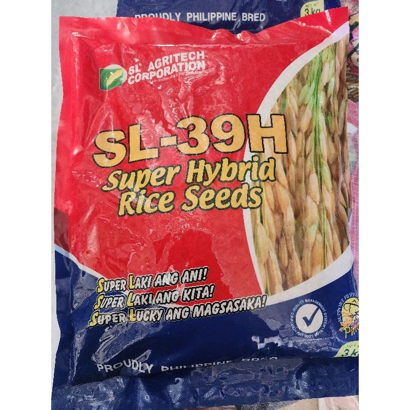 SL-39 HYBRID RICE SEEDS 3KGS PER PACK June 2025 Date tested | Shopee ...