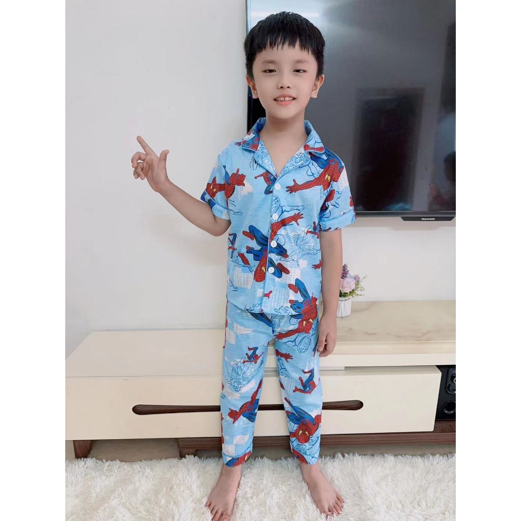 Kids Boy Terno Pajama set Shopee Philippines