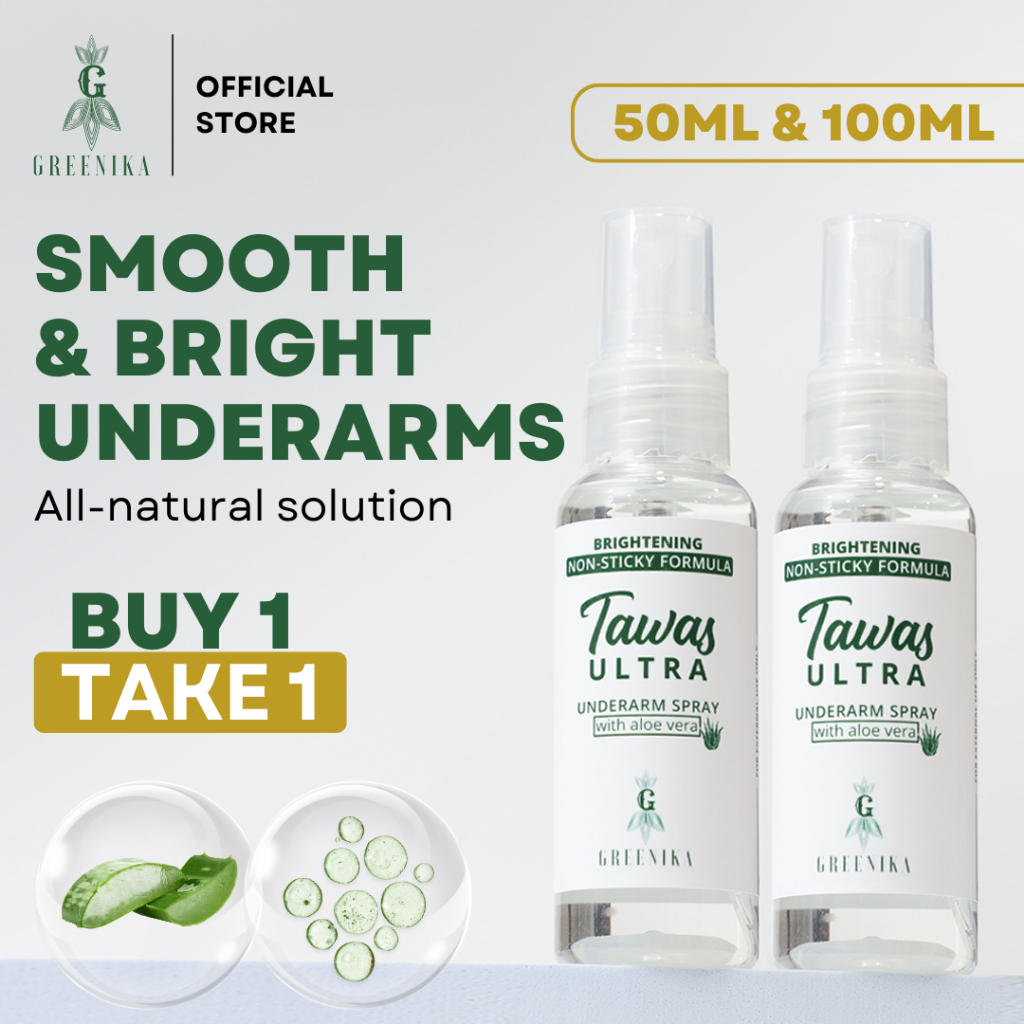 BUY 1 TAKE 1 [ TAWAS DEODORANT WHITENING ] Greenika Unscented ...