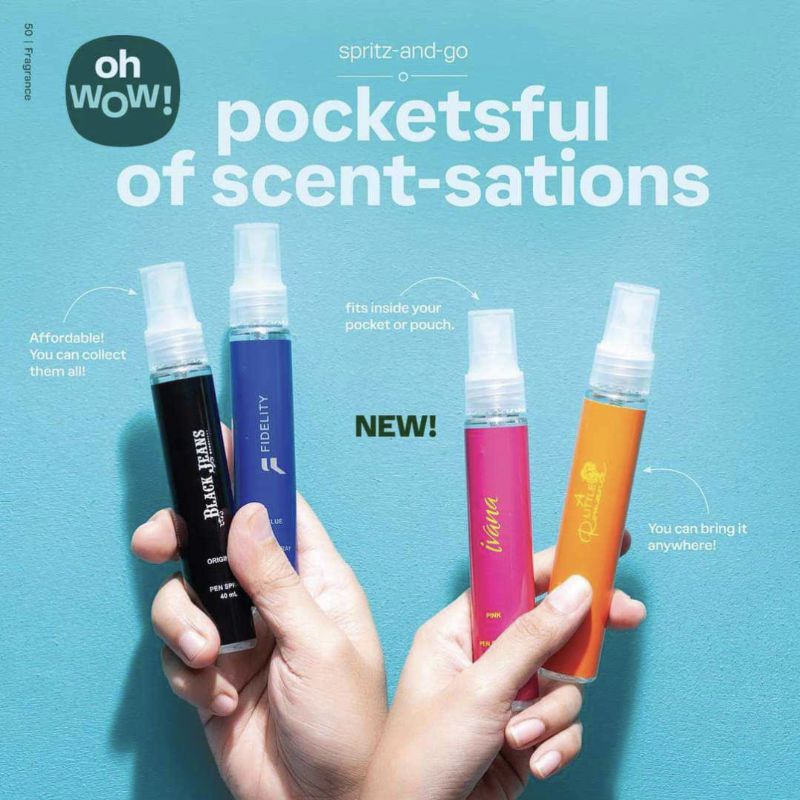 Tupperware Pen Spray Body Mist 40ml (1pc) | Shopee Philippines