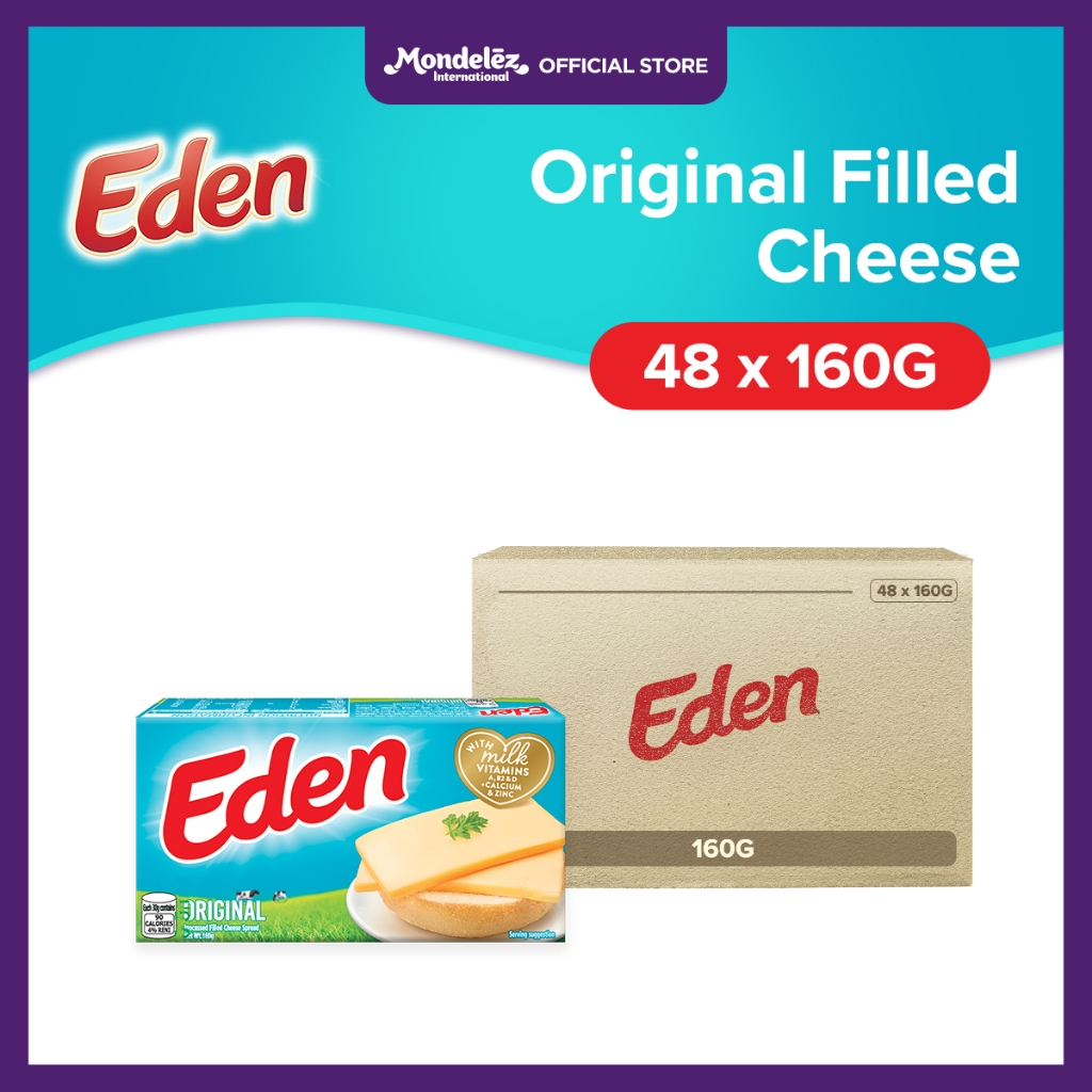 Eden Original - Processed Filled Cheese 160g with Milk Vitamins A & B2 ...