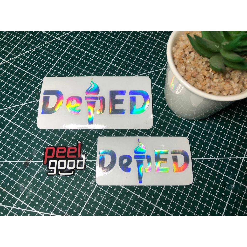 DEPED Stickers - Monochromatic Vinyl (Cut-out) | Shopee Philippines