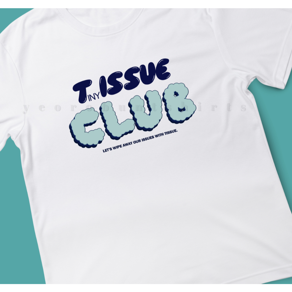 SEVENTEEN INSPIRED CHEERS TO YOUTH TINY ISSUE/ TISSUE CLUB WHITE AND ...