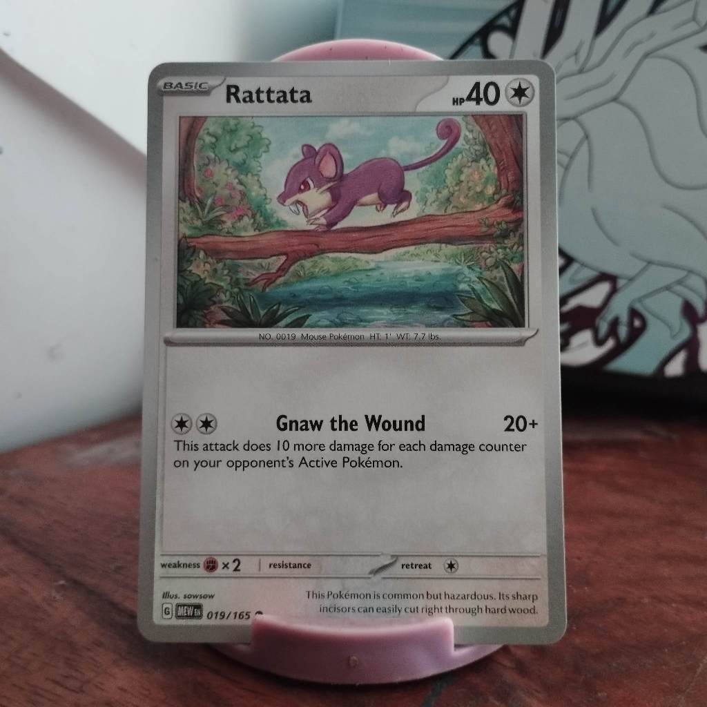 Rattata - 19/165 - Common Scarlet and Violet 151 Pokémon TCG | Shopee ...