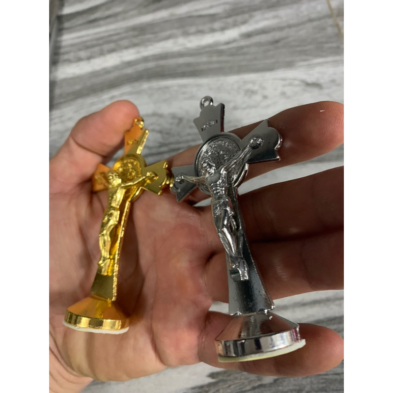 Mini Benedictine Cross with stand (3 inches) | Shopee Philippines