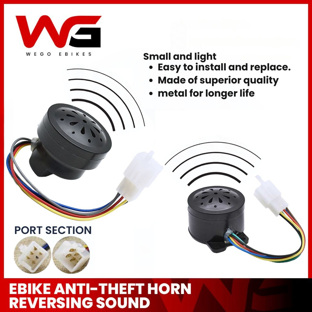 Electric bicycle buzzer horn anti-theft reversing sound reversing sound ...