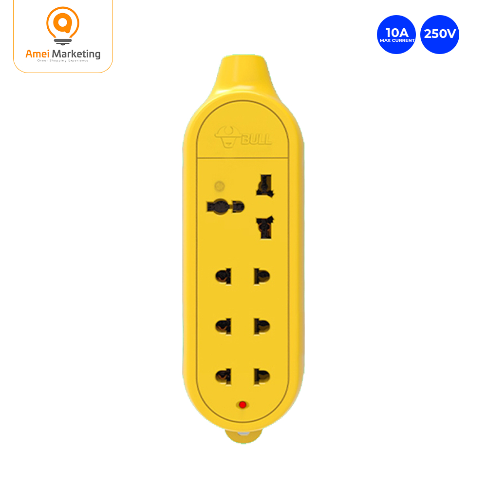 AMEI X BULL Unbreakable Series Rewireable Extension Socket C5 4 Outlets ...