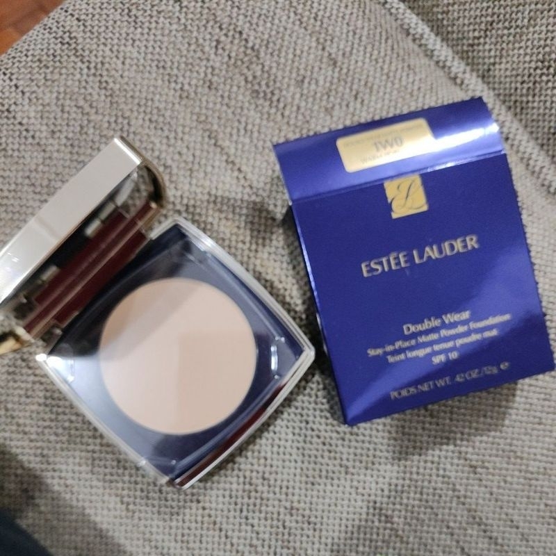 Double Wear Powder Foundation Ivory Beige/ TAWNY Shopee Philippines