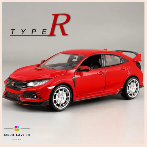 Honda Civic Type R Diecast Scale 1/24 1:24 Die-Cast Model Toys Toy Car ...