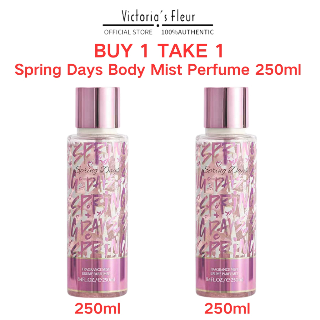 【Buy 1 Take 1】Spring Days Body Mist Perfume Brume Parfumme For Women ...