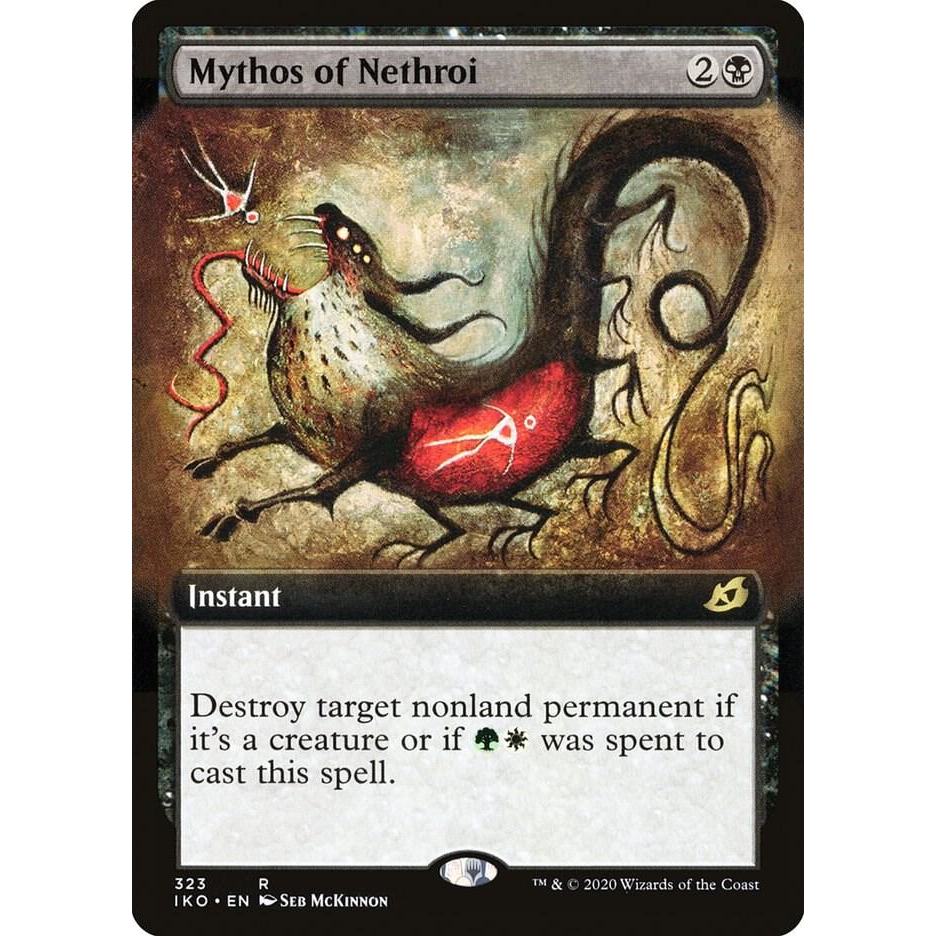 Mythos of Nethroi (Extended Art) - Ikoria: Lair of Behemoths (IKO) MTG ...