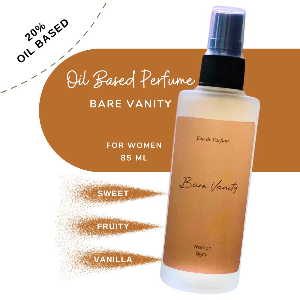 BARE VANITY (Bare Vanilla) Oil Based Perfume for Women 85 ml EDP Long ...