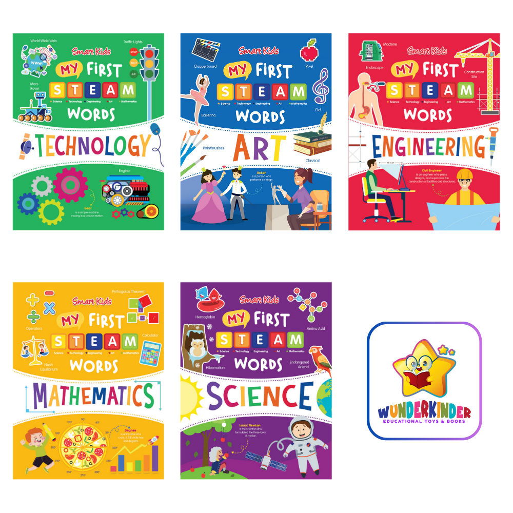 WKOS SMART KIDS MY FIRST STEAM WORDS CHILDREN'S BOOK | Shopee Philippines