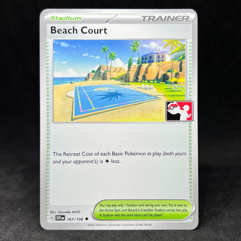 Pokemon TCG Beach Court 167/198 Stamped Holo 2024 Play Prize Pack Series 4  Competitive Trading Card | Shopee Philippines