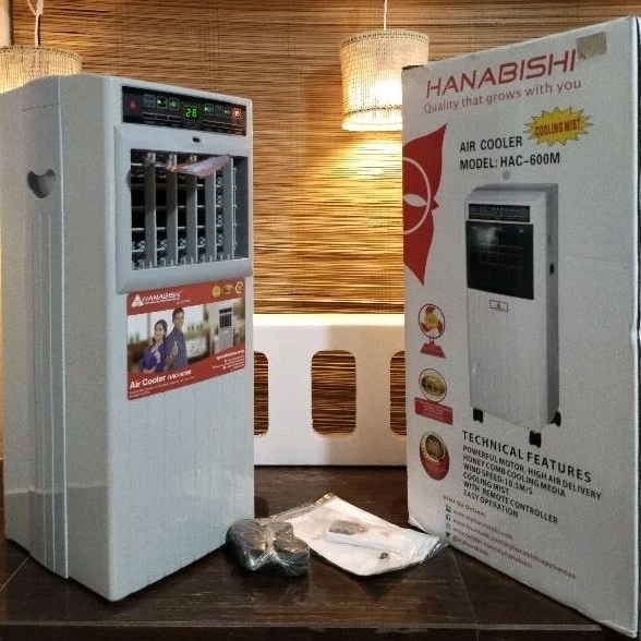 2in1 Hanabishi Air Cooler with Ionizer function HAC-600M - Main Image