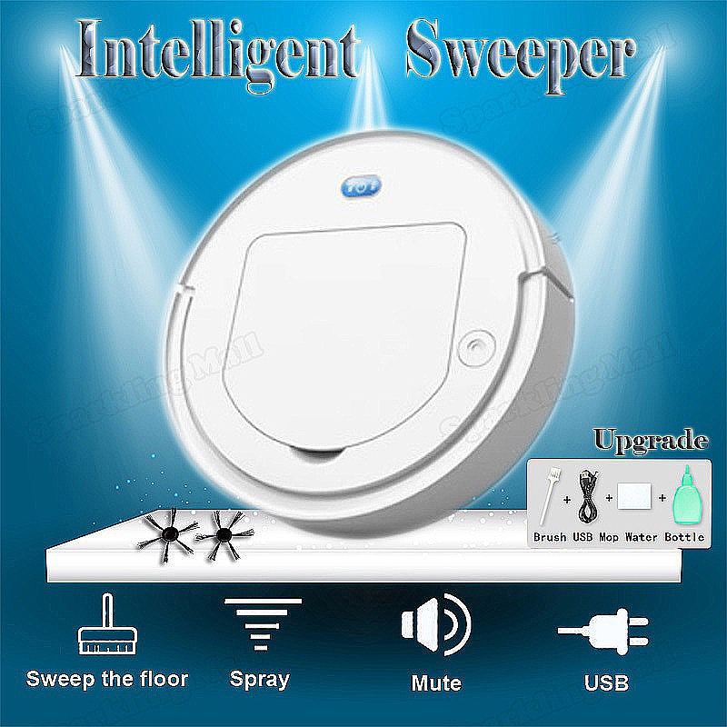 Smart mist spray Robot Vacuum Cleaner 4 in 1 Intelligent Home Appliance ...