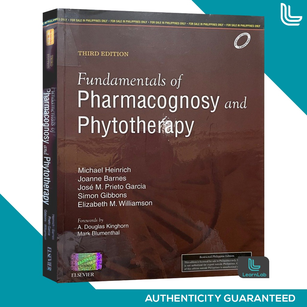 Fundamentals of PHARMACOGNOSY and PHYTOTHERAPY 3rd Edition Heinrich